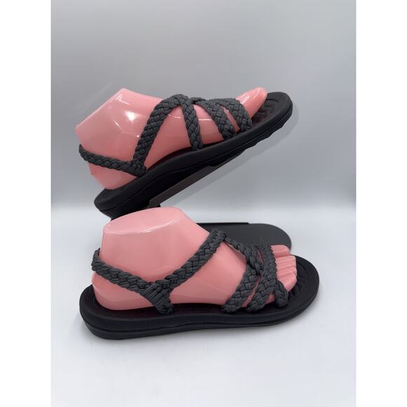 MEGNYA Women's Size 8 Black Comfortable Walking Sandals with Arch Support - Picture 3 of 15